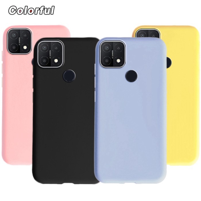 Bán Lxuury Màu Dành Cho OPPO A15 Ốp lưng OPPO A15 2020 Kẹo Silicon Mềm Ốp Lưng Cho OPPO A15s A15 S A