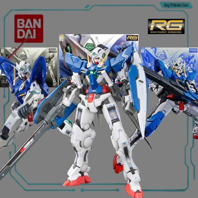 Bandai MODEL KIT GUNDAM RG GN-001 EXIA REPAIR 2 3 1/144 Anime Action Figure Assembly Model Toys Gift