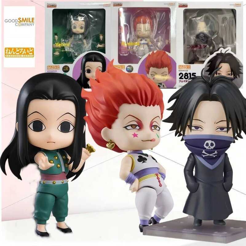 Good Smile Nendoroid X Hunter Feitan Hisoka Illumi 100mm Movable Q Version Plastic Action Figure Col