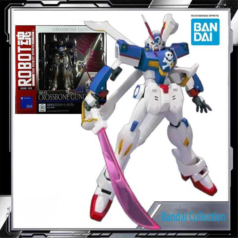 Bandai MODEL KIT ROBOT SOUL GUNDAM Crossbone Gundam X-3 Anime Action Figure Toys Model Gifts For boy