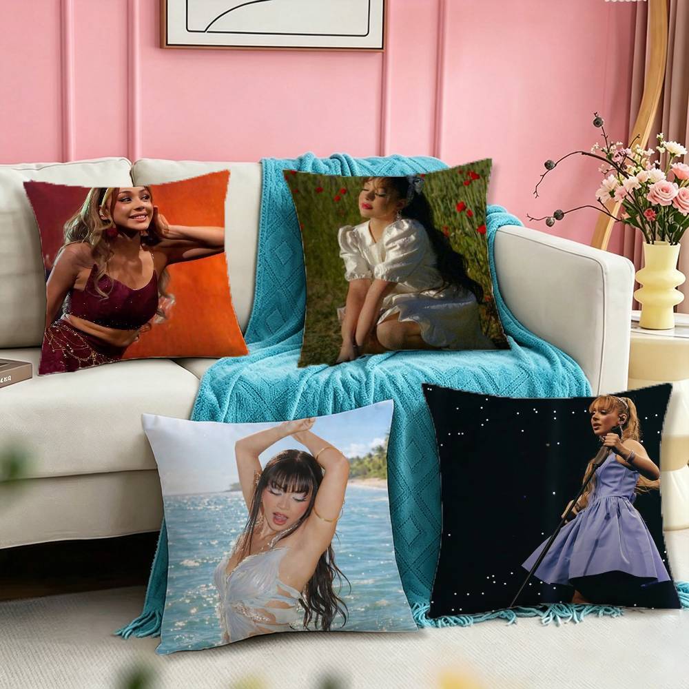 A-Ayliva Ca Sĩ Gối Vuông Hai Mặt Sofa Đệm Phòng Ngủ Gối Đầu Giường
