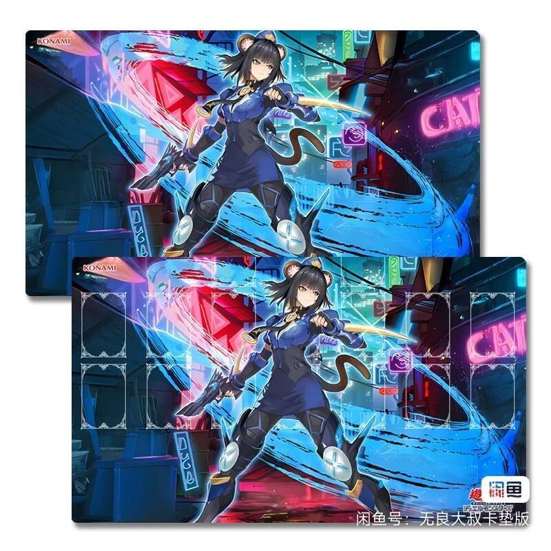 Yugioh K9 - #17 Thảm chơi Izuna Yu-Gi-Oh TCG OCG Trading Card Games Thảm Duel Plate Thẻ cao su Thảm 