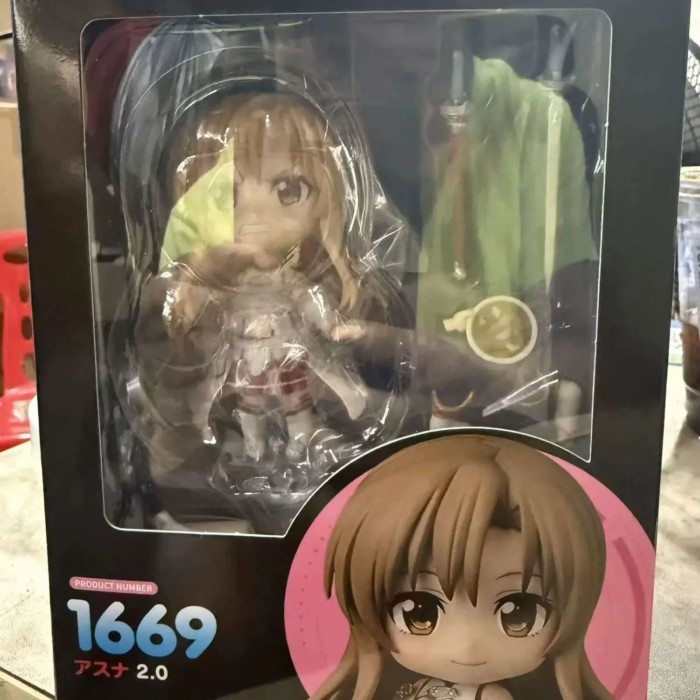 Sword Art Online phiên bản Q Nendoroid Asuna 1669 anime hai chiều di chuyển được hình mô hình đồ tr