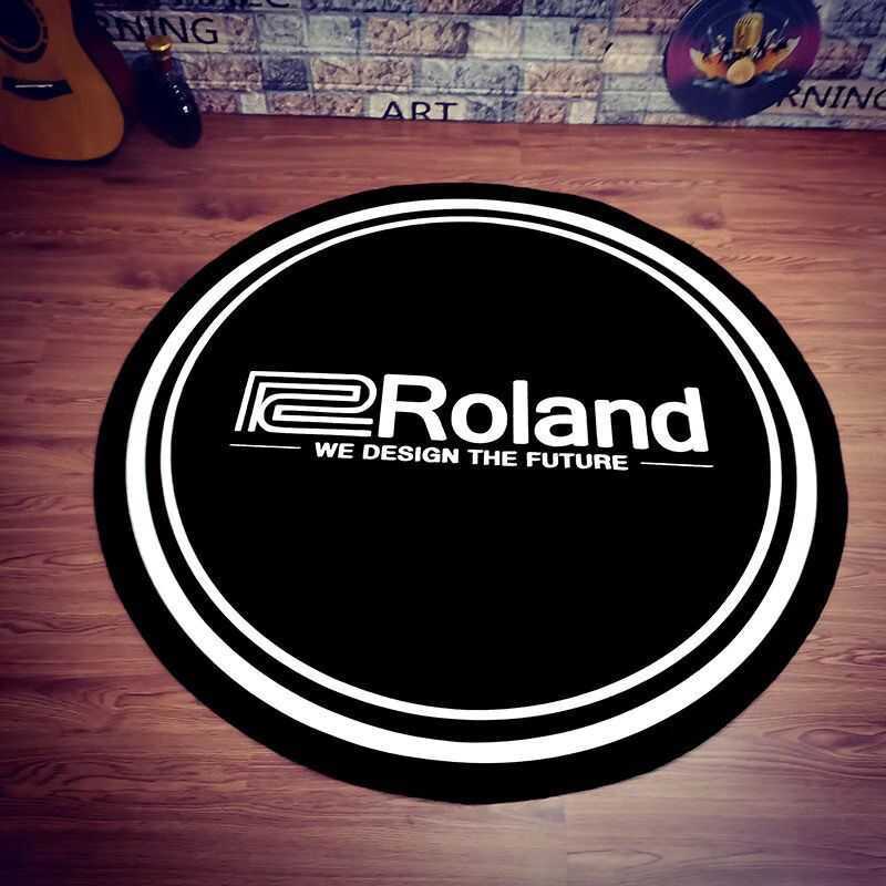 [Roland] Thảm điện Roland, sàn chống trượt, bộ trống, thảm trống cách âm giảm tiếng ồn hình tròn