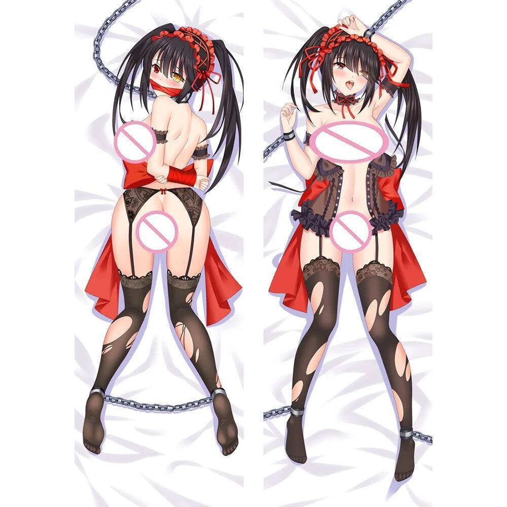 Kurumi Tokisaki Cosplay Dakimakura Anime Date a Live Body Pillowcase In hai mặt Fullbody Gối Dễ Thươ