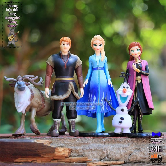 Frozen 2 Elsa Elsa Công Chúa Elsa Anna Anna Tuyết Lớn Bé Búp Bê Tay Đồ Chơi Vật Trang Trí Quà Tặng