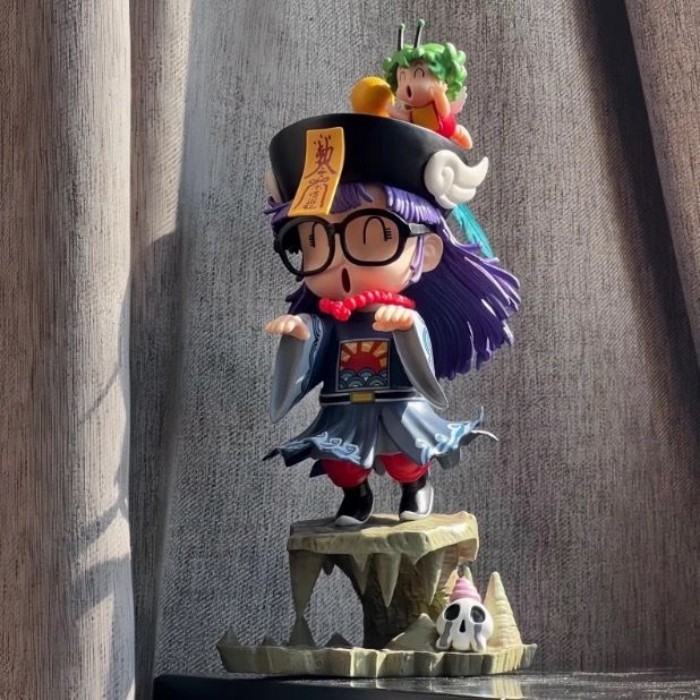 Trong nước gk zombie nhỏ Arale Tiến sĩ tượng hình mô hình trang trí hoạt hình đồ chơi hợp thời tran