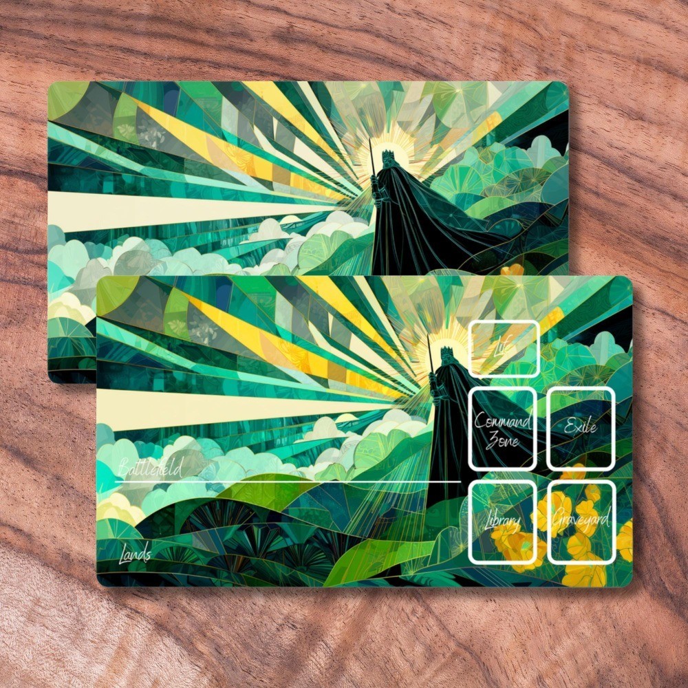 MTG Playmat, Fantasy Mousepad Knight King theo chủ đề TCG Playmat, dành cho game thủ mousepad profis