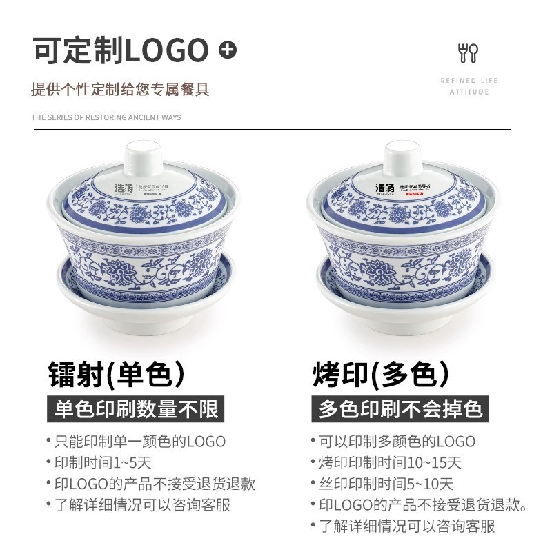 Nóng Jiugongge Bộ Đồ Ăn Lẩu Nhà Hàng Có Nắp Bát Sáng Tạo Melamine Trà Có Nắp Bát Nhỏ Trùng Khánh Cũ 