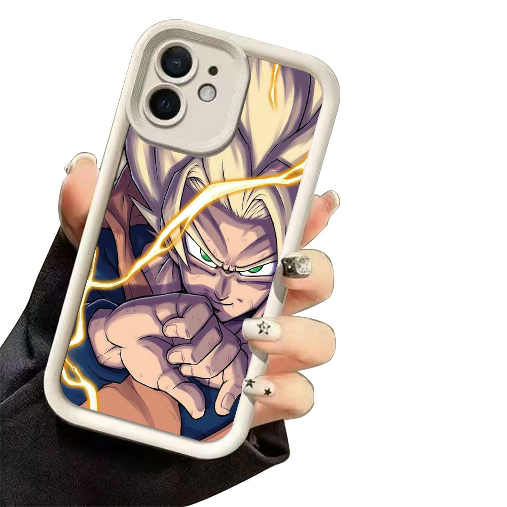 Ốp điện thoại hình ảnh tùy chỉnh Dragon Ball SS Vegeta Goku cho Samsung Galaxy F06 S20 S21 S22 S23 S