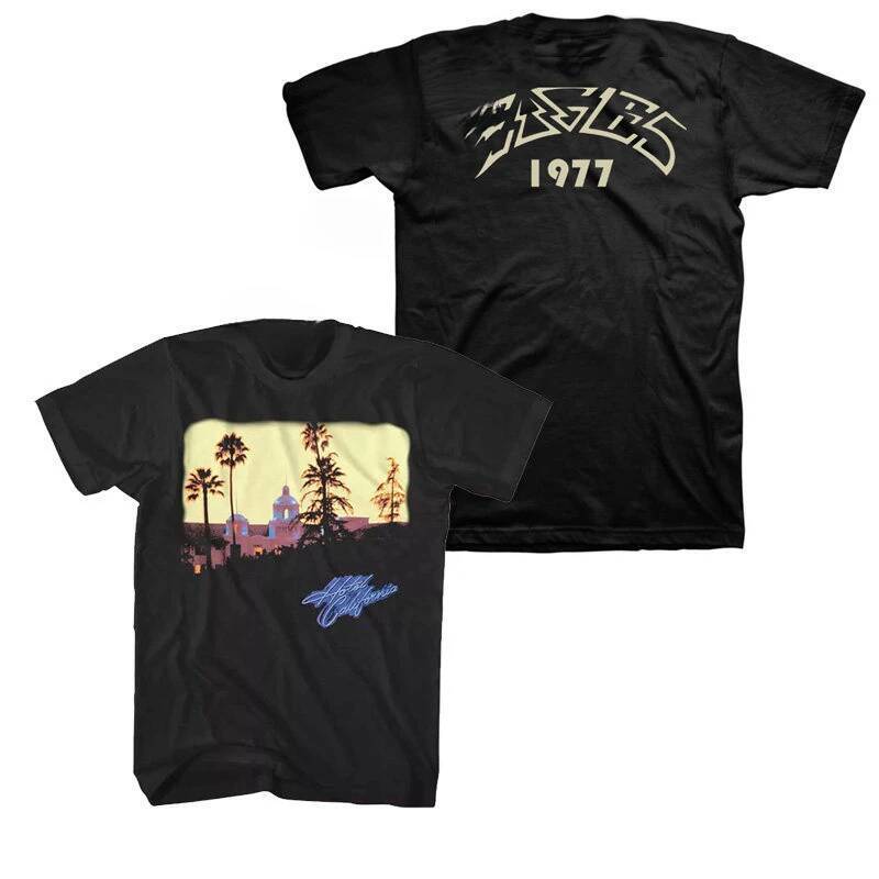 1994 Eagles Hotel California Hotel Phiên bản kỷ niệm Áo thun thông thường Thương hiệu ban nhạc sang 