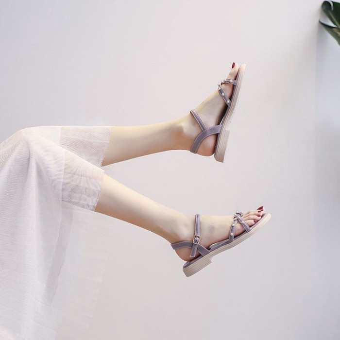 Internet Celebrity Pearl Sandals For Female Students, Girl Fairy Style, Summer Non-slip Soft