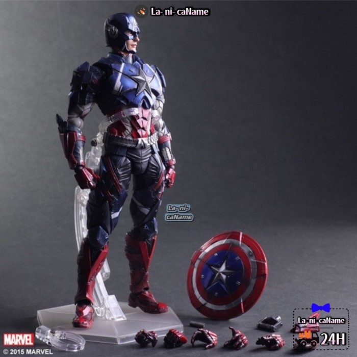 Avengers Captain America khớp di chuyển hình Captain America