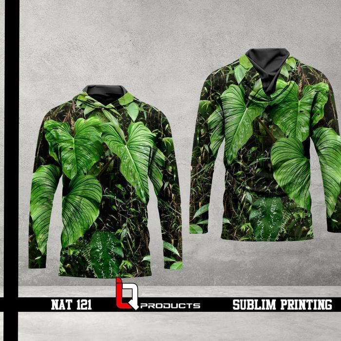 Baju camo tangan panjang tự nhiên / Jersey camo Áo Hoodie tự nhiên / ngụy trang - M