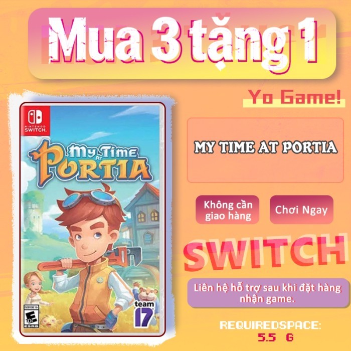 My Time at Portia Nintendo Switch  Mua 3 Tặng 1