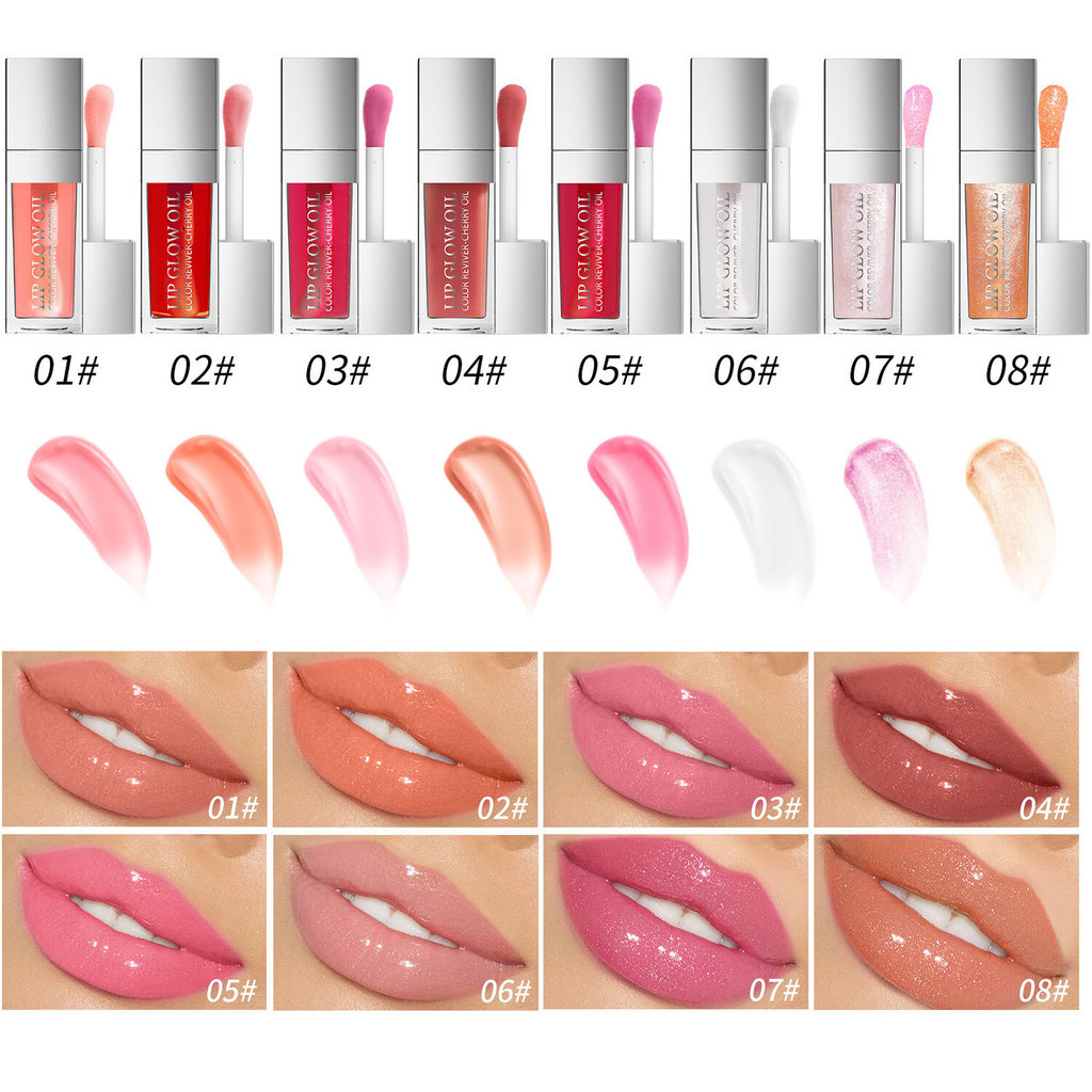 HelloKiss Dudu Lip Oil Hydrating Glossy Transparent Lip Gloss Water Glass Lip Glaze Lip Oil