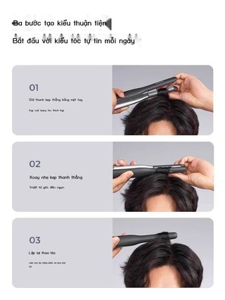   SALE  Máy duỗi và mini Panasonic cho nam sử dụng kép máy uốn tóc ngắn HV23 