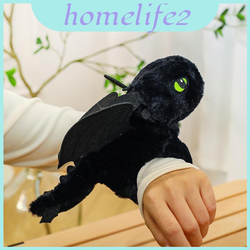 Toothless Night Fury Light Fury Cinderella Lucifer Bad Cat Clap Ring Cổ tay Đồ chơi sang trọng