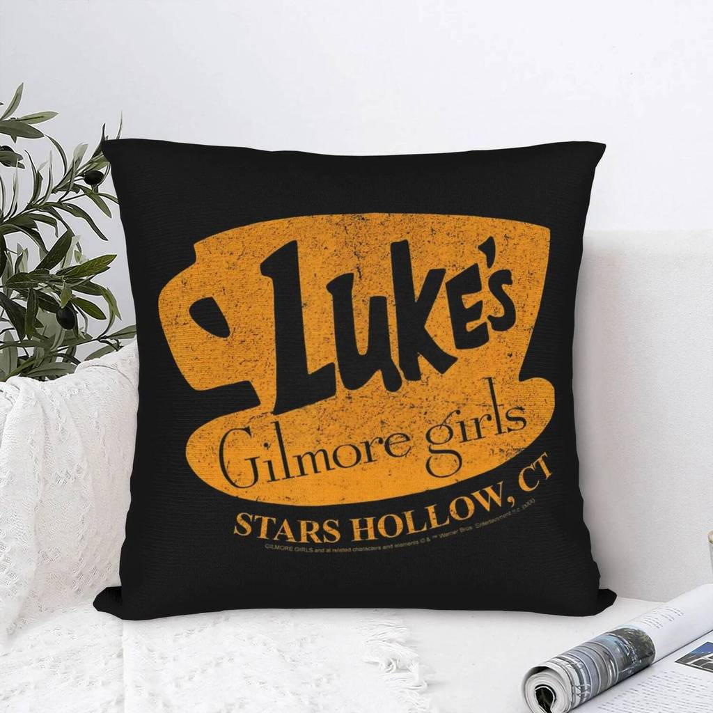Gilmore Girls Vintage Phim Hài Kịch Phim Vỏ Gối Mềm Đệm Trang Trí Ném Gối Bao Nhà Vuông 45 * 45cm