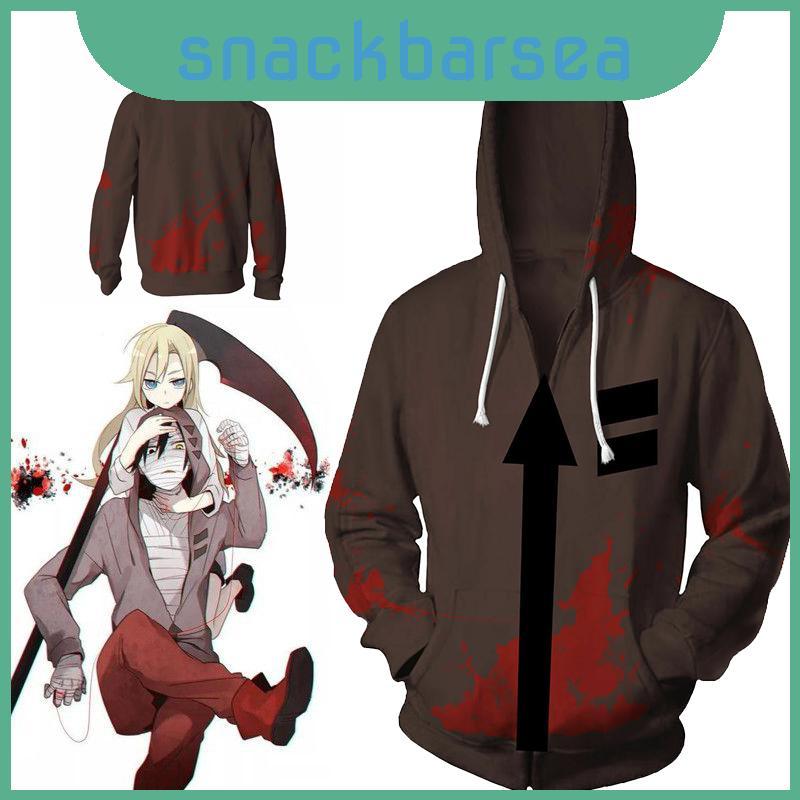 Phong Cách Anime Thiên Thần Của Cái Chết Isaac Foster Zack Áo Khoác Áo Khoác Cosplay Trang Phục Cuối
