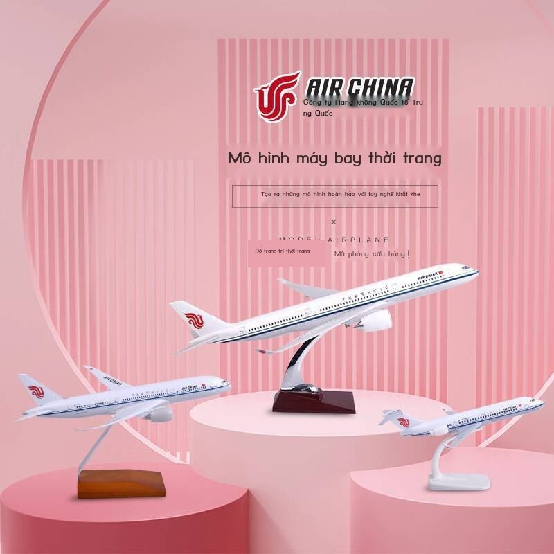 Mô ARJ-21 Air 16cm, chở khách 20cm, China International Airlines 47cm, mô hình máy bay nhựa B747-8