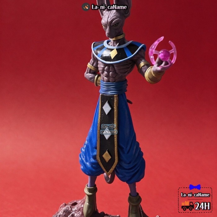 30CM Anime GK Lớn Vật Trang Trí Để Bàn Thần Hủy Diệt Rồng Bóng Beerus Mẫu Mẫu Beerus