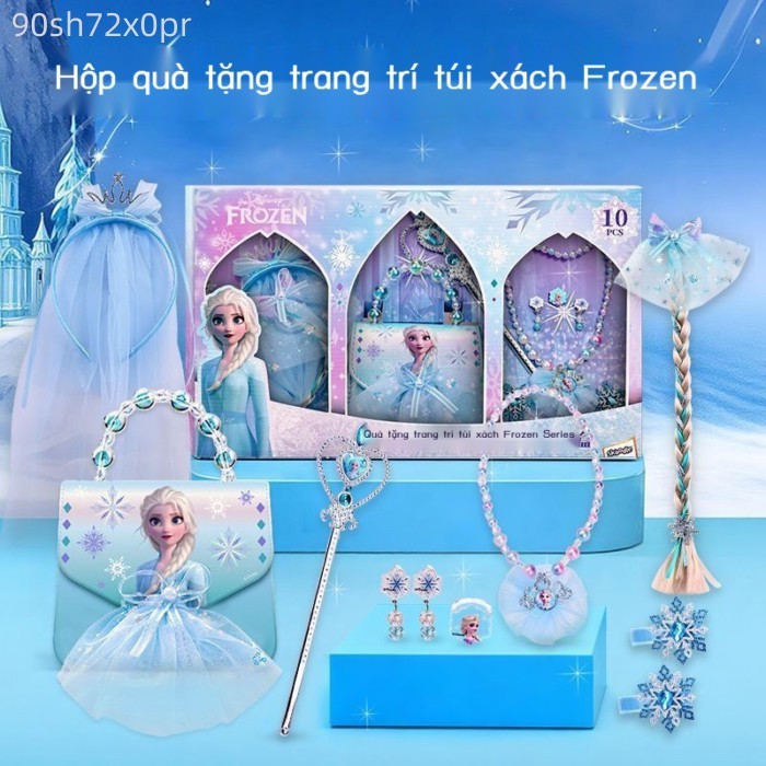 (Giá Hủy Diệt) Công chúa Frozen Elsa Play House Đồ chơi Túi xách Hộp quà tặng Quà tặng sinh nhật ch