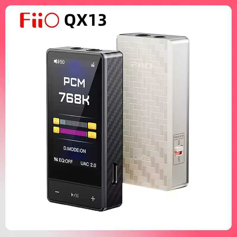 Bộ khuếch đại tai nghe và DAC di động FiiO QX13 DAC 8 kênh ES9027PRO