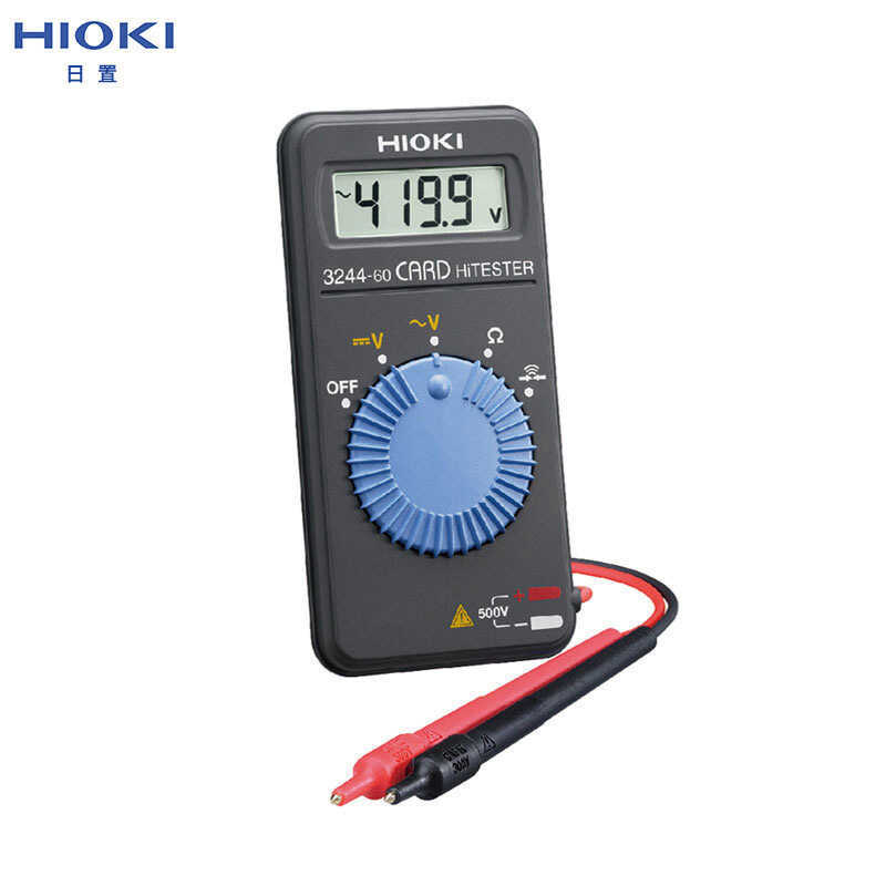 Nhật Bản HIOKI 3244-60 Loại thẻ Đồng hồ vạn năng 3246-60 Bút thử vạn năng DT4215 Đồng hồ vạn năng