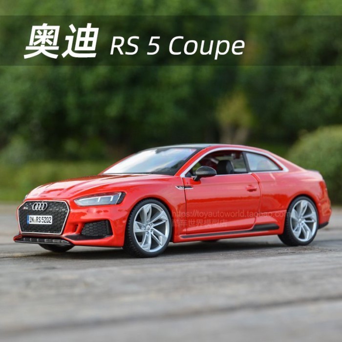 B 1: 24 Audi RS5 Coupe Xe Thể Thao R8 V10 Tĩnh Mô Phỏng Hợp Kim Xe Ô Tô Mô Hình Đế Xe Ô Tô Mô Hình