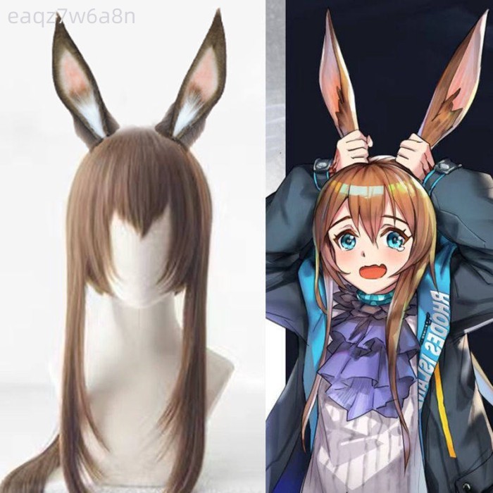 [Ảnh thật/Video] Băng đô tai Ark Operator, phụ kiện tóc cosplay thủ công năm con thỏ của Amiya, đồ