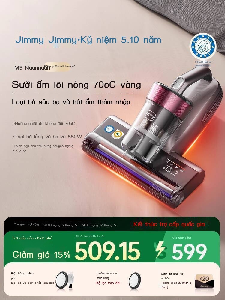[SALE] Máy bụi giường Laike Jimmy M5