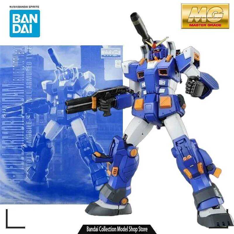Bandai MODEL KIT GUNDAM MG Gundam Full Armor Type 1/100 Anime Action Figure Assembly Toys Model Gift