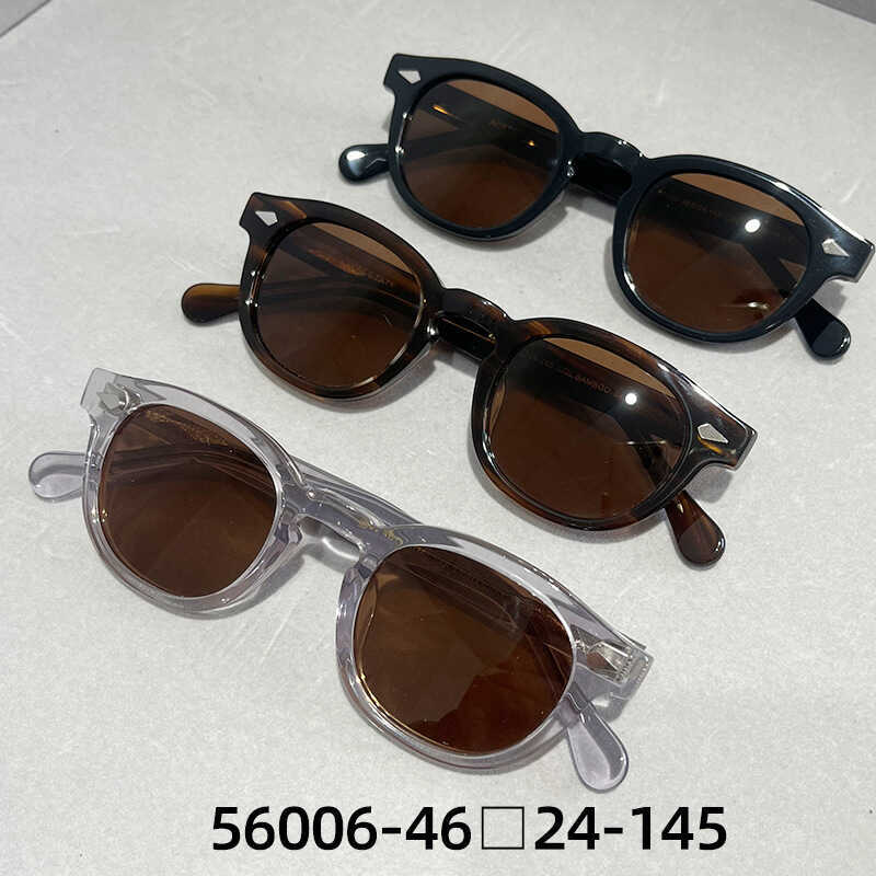 Kính râm phân cực móng tay màu be cổ điển Kính râm Acetate cao cấp hợp thời trang Dan