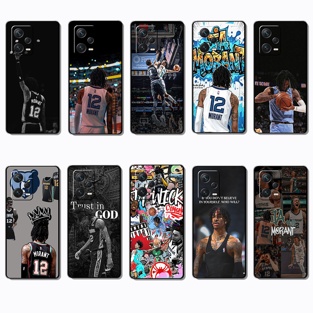 Ốp điện thoại màu đen mềm cho Xiaomi Poco M4 M5S F2 F3 F4 F5 X4 GT Pro Ja Morant caseg