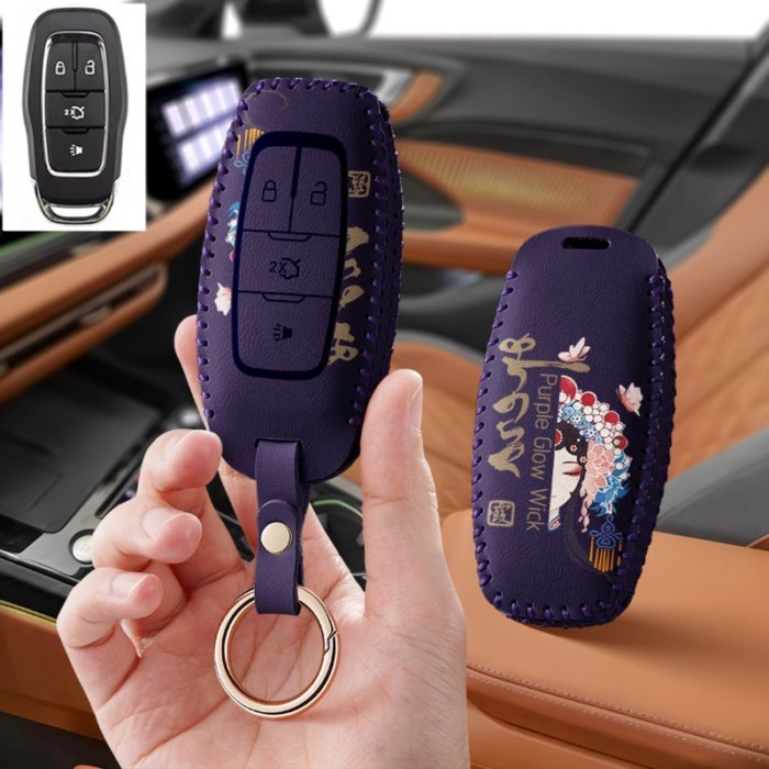 Thay thế Thích hợp cho Luxgen KYDZ Luxgen Vỏ bảo vệ thẻ thông minh Luxgen 5 Lớn 7 SUV S5 U6 U7 Vỏ ch