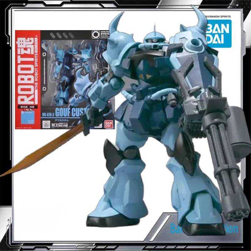 Bandai MODEL KIT ROBOT SOUL GUNDAM MS-07B-3 Gouf Custom Anime Action Figure Toys Model Gifts For boy