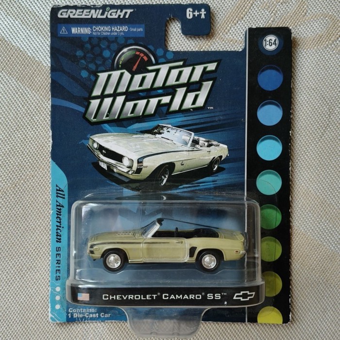 1: 64 greenlight Chevrolet camaro camaro ss mui trần Johnny Hot Wheels Phiên bản xe mô hình