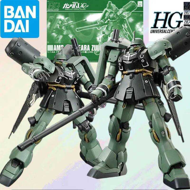 Bandai MODEL KIT GUNDAM HG 1/144 AMS-129 GEARA ZULU Anime Action Figure Assembly Toys Model Gifts Fo
