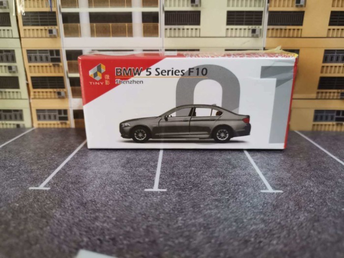 TINY Micro Shadow CN01 1 / 64 BMW5 Series Xe BMW F10 Bạc Hợp Kim Xám Xe Phiên Bản Mô Hình Xe Ô Tô Mẫ