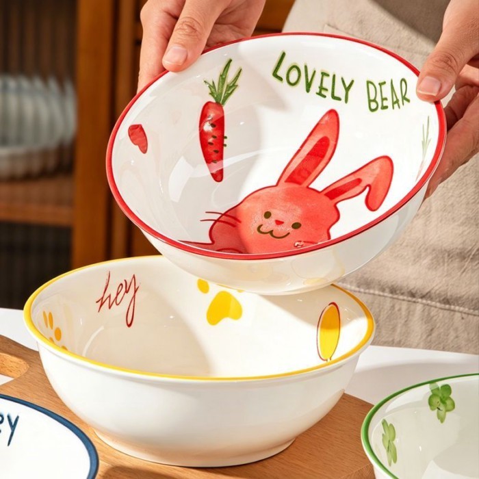 Noodle Bowl, Household Eating Bowl, Soup Bowl, Large Bowl For Eating Noodles And Drinking Soup, Cer