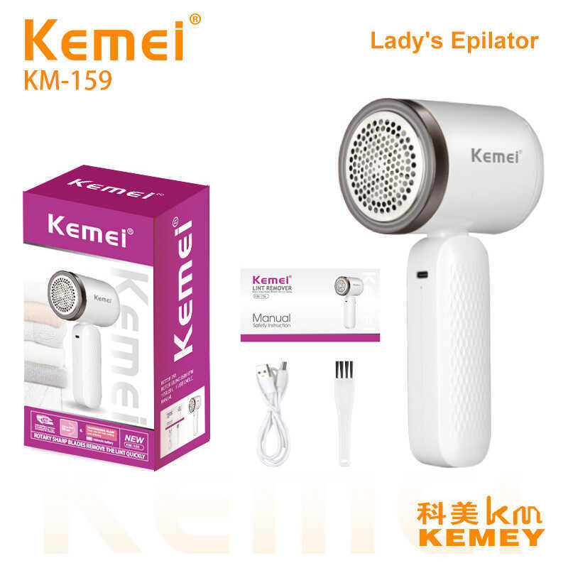 Kemei Kemei Máy Bóng Tóc Điện KM-159 Tông Đơ Cắt Tóc Pilling Tẩy Tóc Tông Đơ Cắt Tóc