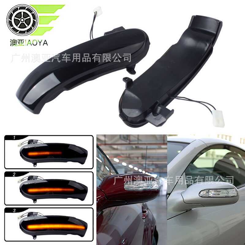 Thích hợp cho Benz SLK-R171 W171 SL-R230 W230LED Gương chiếu hậu chảy nước báo rẽ