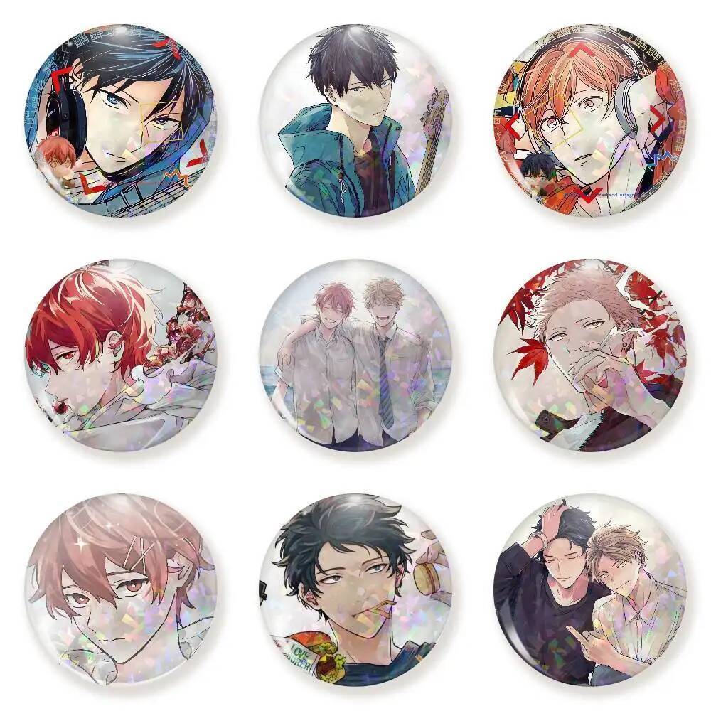 Anime GIVEN Hoạt Hình Huy Hiệu Trên Ba Lô Phụ Kiện Manga Biểu Tượng Chân Tròn Hoạt Hình Thổ Cẩm Cho 