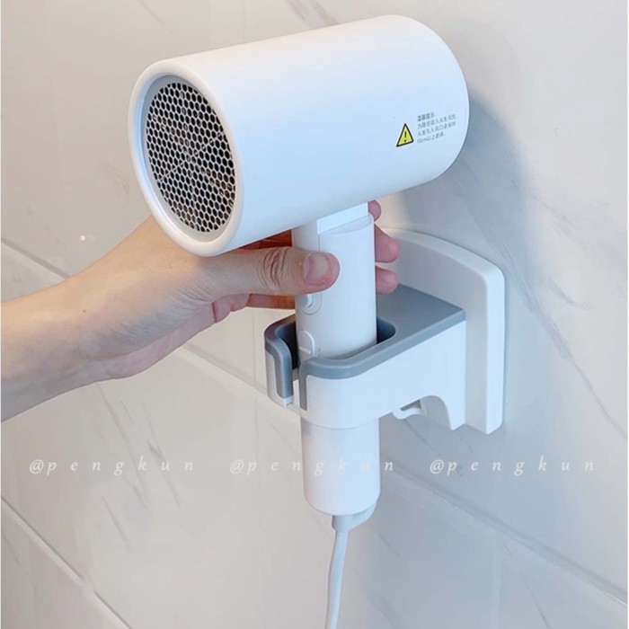 Giá đỡ máy sấy tóc đơn giản Phòng tắm Nhà vệ sinh Không thủng Móc treo tay cho giá máy sấy tóc Giá t