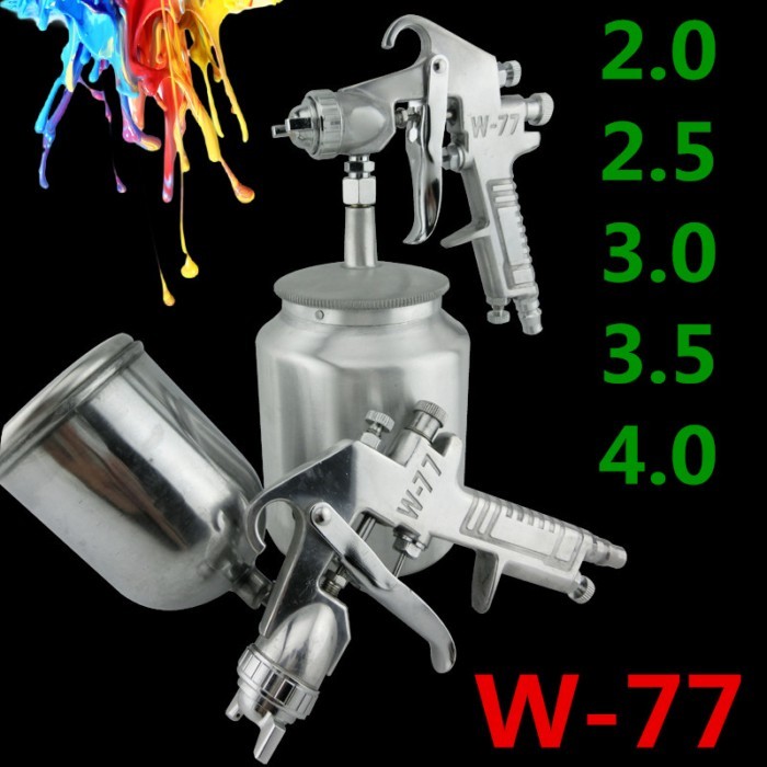 'W-77 Lower Pot 3.5 Súng phun sơn cỡ nòng 4.0 Súng phun cỡ nòng lớn w77 Súng phun sơn cao su Súng ph