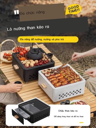 [ Giá SIÊU RẺ ] Bếp cho sử tại giá nướng BBQ ngoài trời, pha trà, bếp trong nhà, bộ dụng cụ hoàn ch
