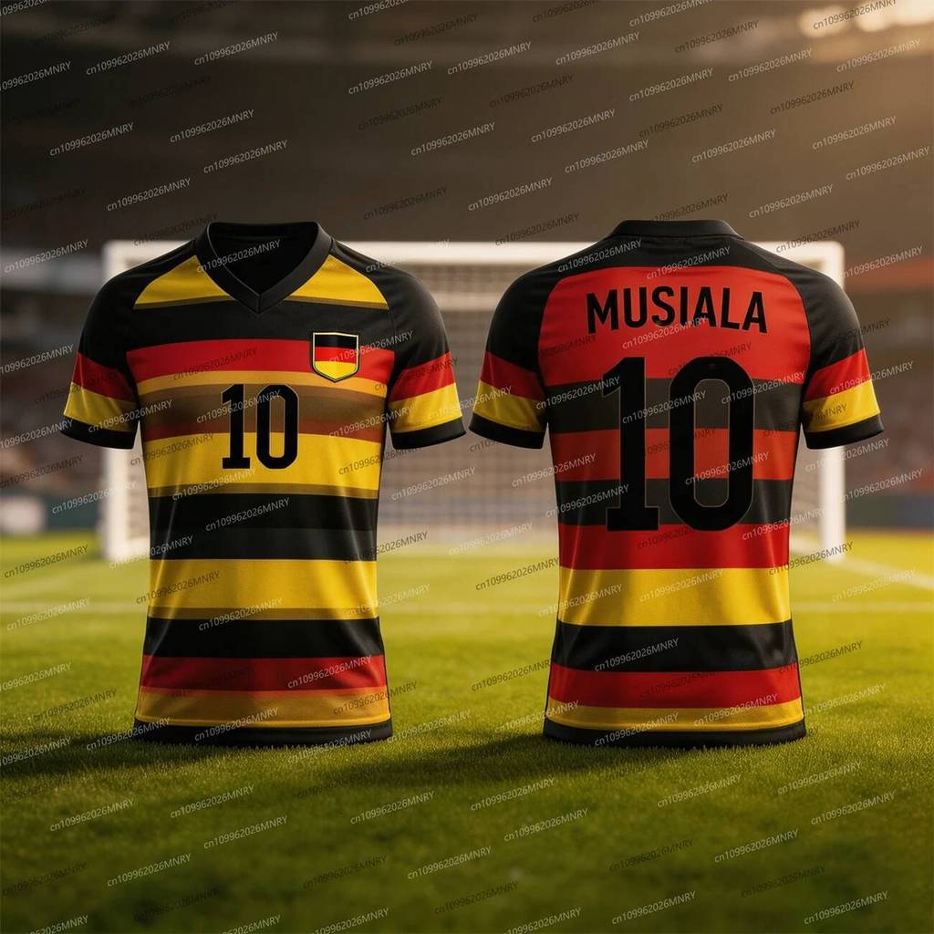 25 / 26 Đức Jersey MUSIALA Mùa Hè Nam Jersey Thể Thao Huấn Luyện Đồng Phục Jersey Thoáng Khí Nhanh K