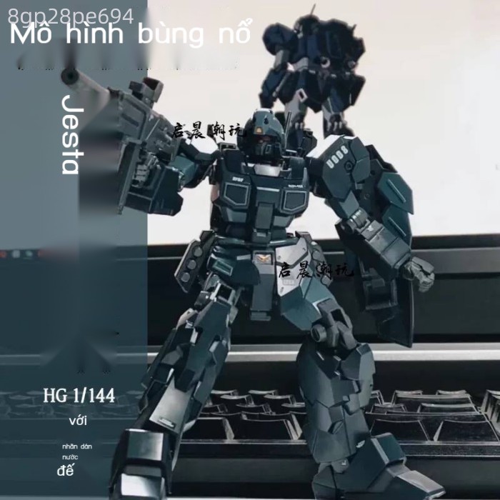 [HOT 2026] Mô lắp ráp Gundam HG Jesta 1/144 kèm vũ khí, mô hình robot nội địa JMS