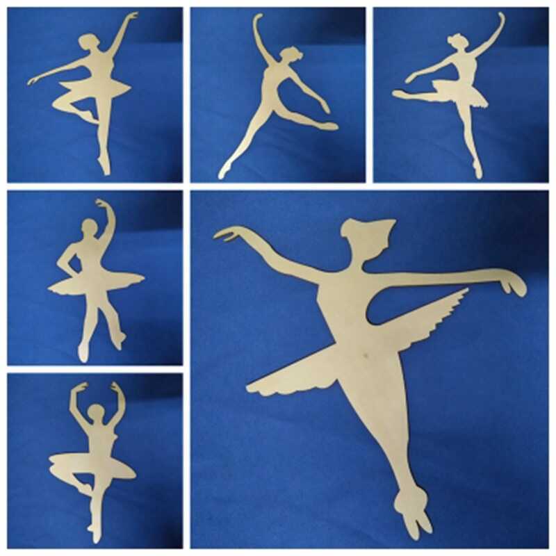 DIY Handmade Phụ Kiện Ballet Gỗ Chip Graffiti Gỗ Chip Độc Đáo Sáng Tạo Vũ Vật Dụng Giảng Dạy